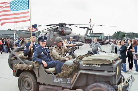 Die Kommandatur der USA auf der NATO-Airbase Geilenkirchen
