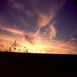 Sonnenuntergang mit imposanten Farben (c) Dieter Gotzen