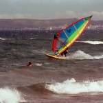 Windsurfen in der Bucht von Rosas / Costa Brava